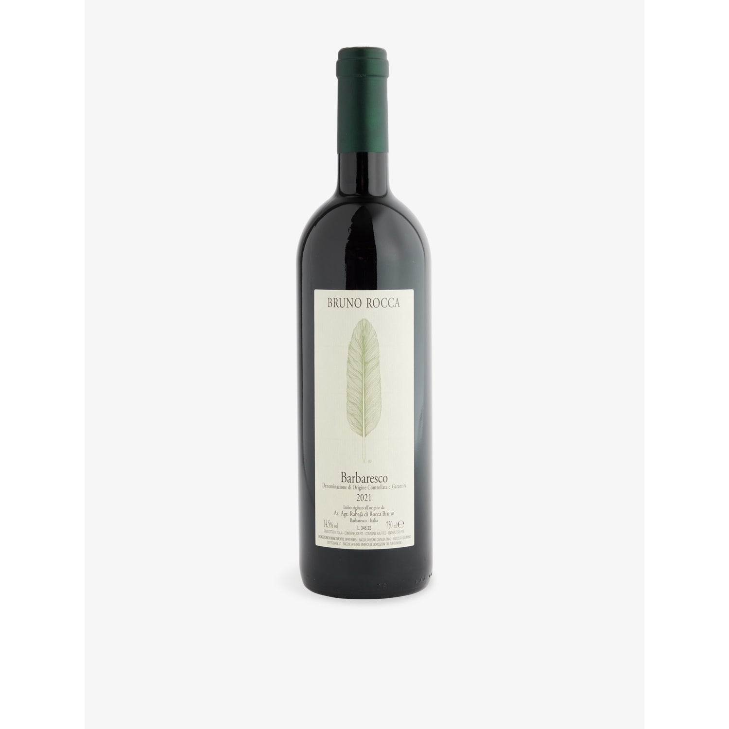 Bruno Rocca Barbareso red wine 2021 750ml (British brand)