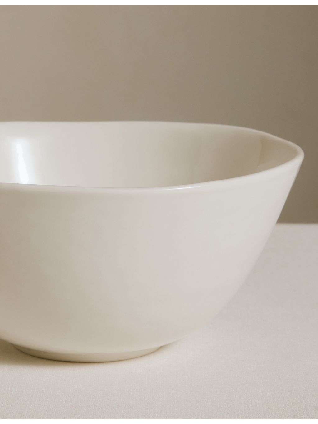 The White Company Burnham porcelain cereal bowl, UK version