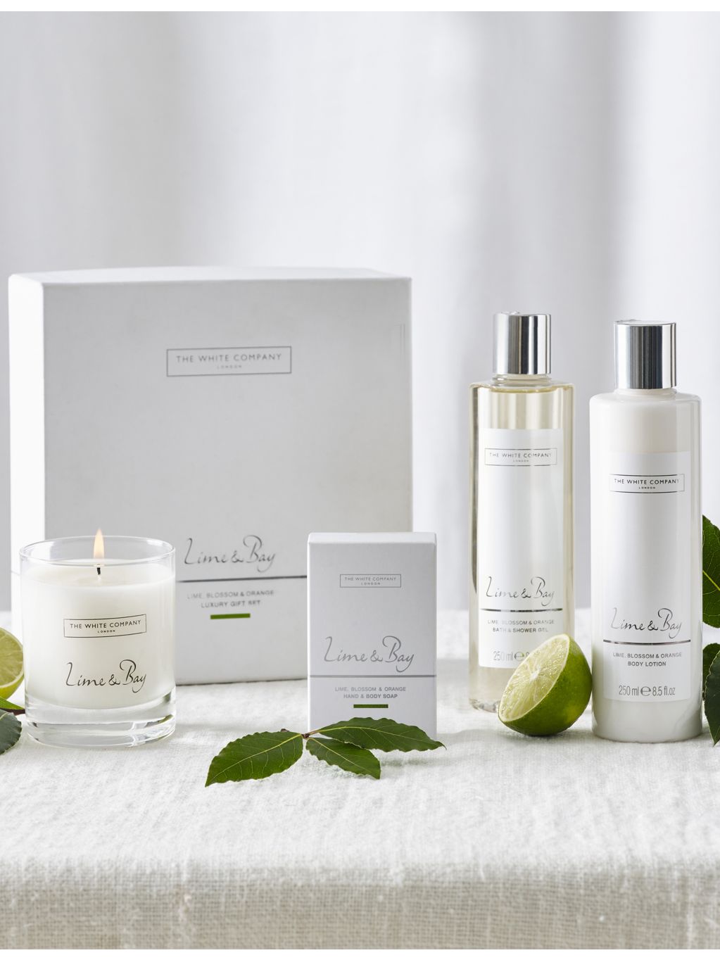 The White Company Lime and Bay luxury gift set (British brand)