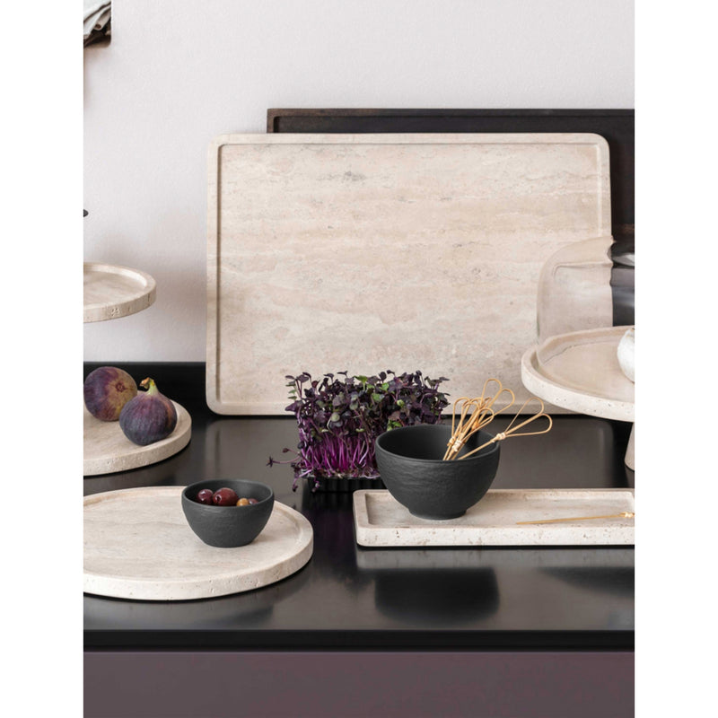 Villeroy & Boch Travertine footed serving platter 28cm (British brand)