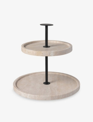 Villeroy & Boch Travertine earthenware cake stand (British brand)