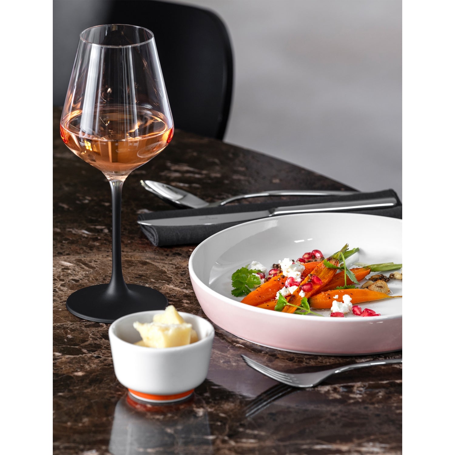 Villeroy & Boch Memphis porcelain dip bowl 8cm, imported from the UK