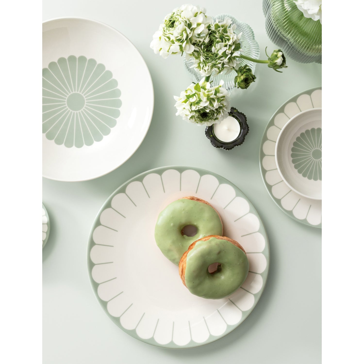 Villeroy & Boch Fleur porcelain espresso saucer 11.7cm - British product