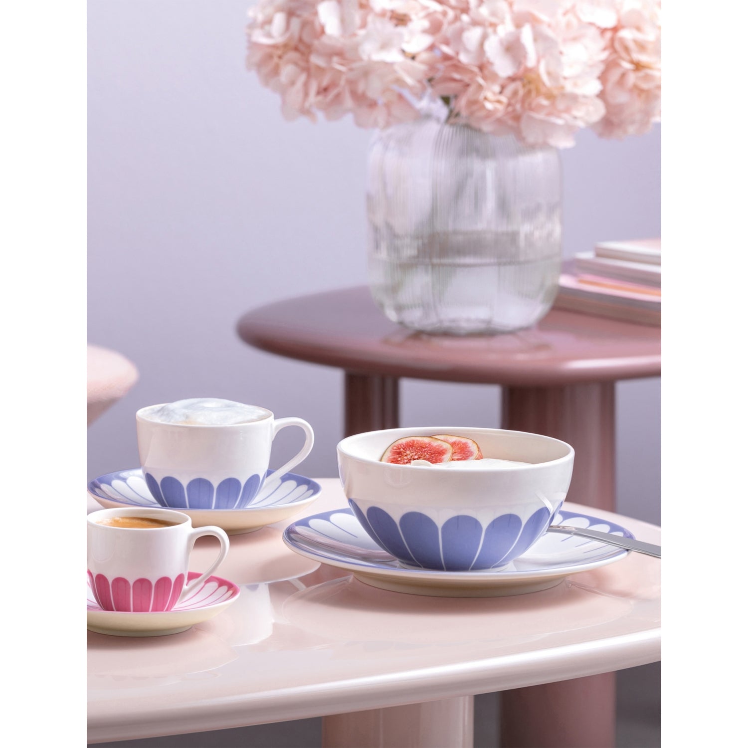 Villeroy & Boch Fleur Bleu porcelain saucer 14.8cm (British brand)