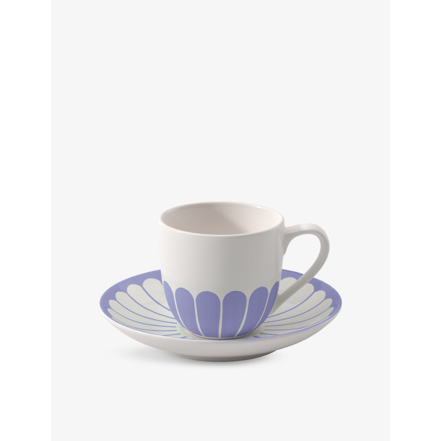 Villeroy & Boch Fleur porcelain espresso cup saucer 11.7cm (British brand)