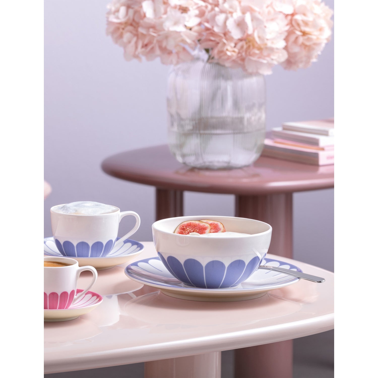 Villeroy & Boch Fleur Bleu porcelain cereal bowl 14cm - British product