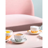 Villeroy & Boch Fleur porcelain coffee cup 160ml, imported from the UK