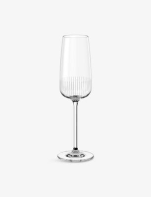 Villeroy & Boch Afina crystal champagne glasses set of four, UK version
