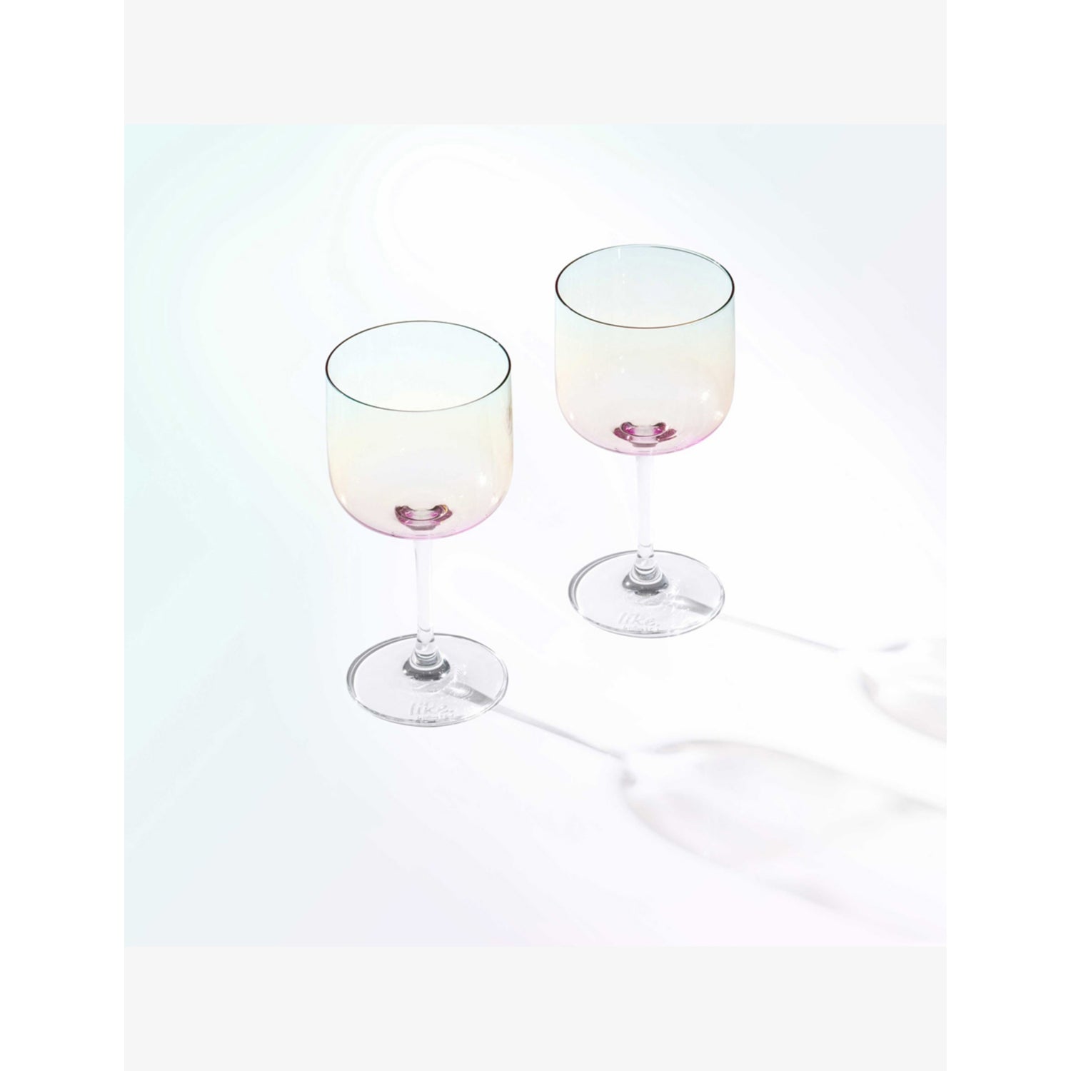 Villeroy & Boch Like Glass Pearl wine glasses, imported from the UK