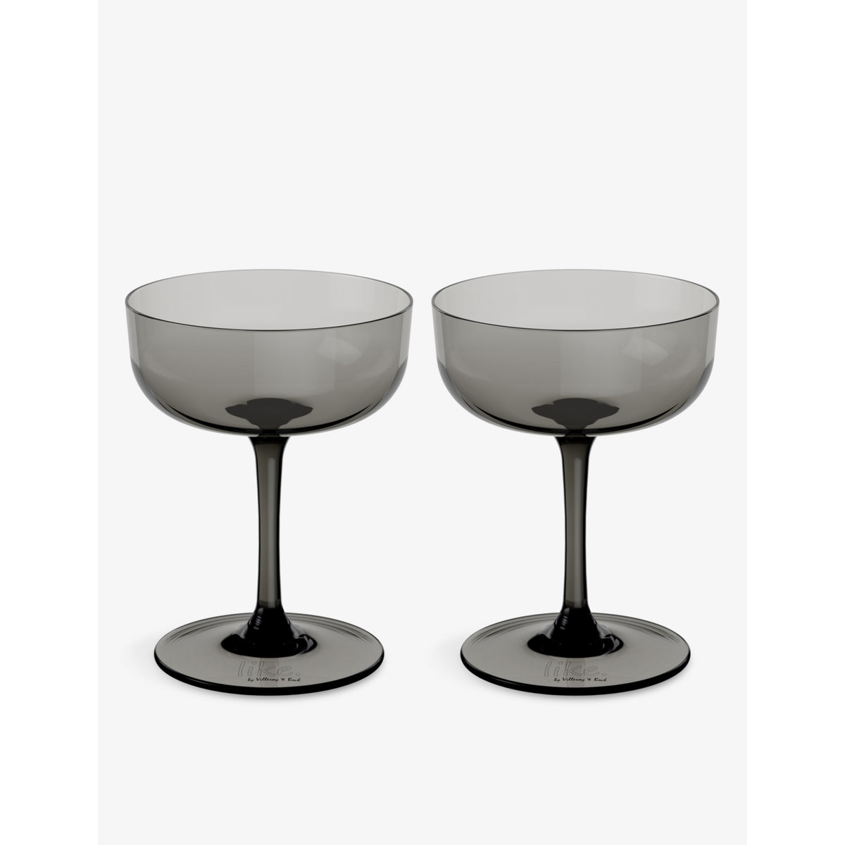 Villeroy & Boch Like Smoke champagne coupes set 12cm, UK version