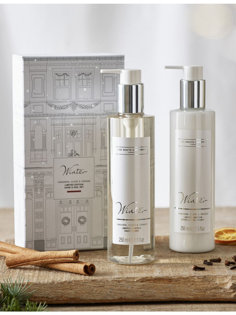 White Company winter hand and nail gift set 250ml - British product