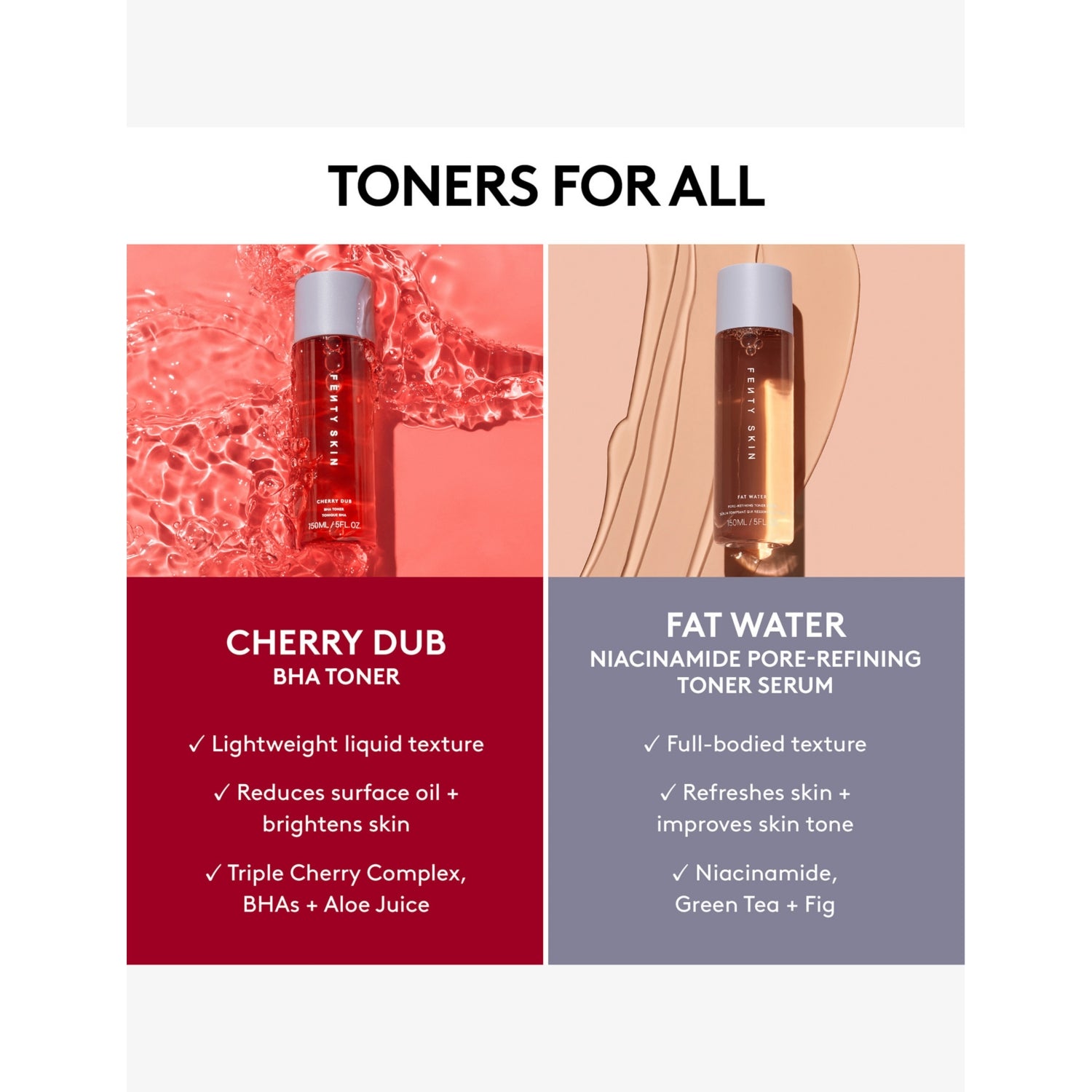 Fenty Beauty Cherry Dub Toner 150ml, UK version