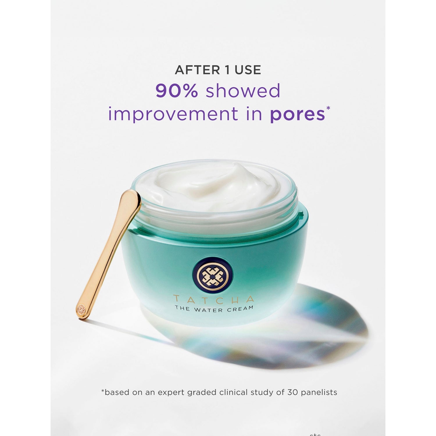 Tatcha The Water Cream moisturiser 75ml, imported from the UK