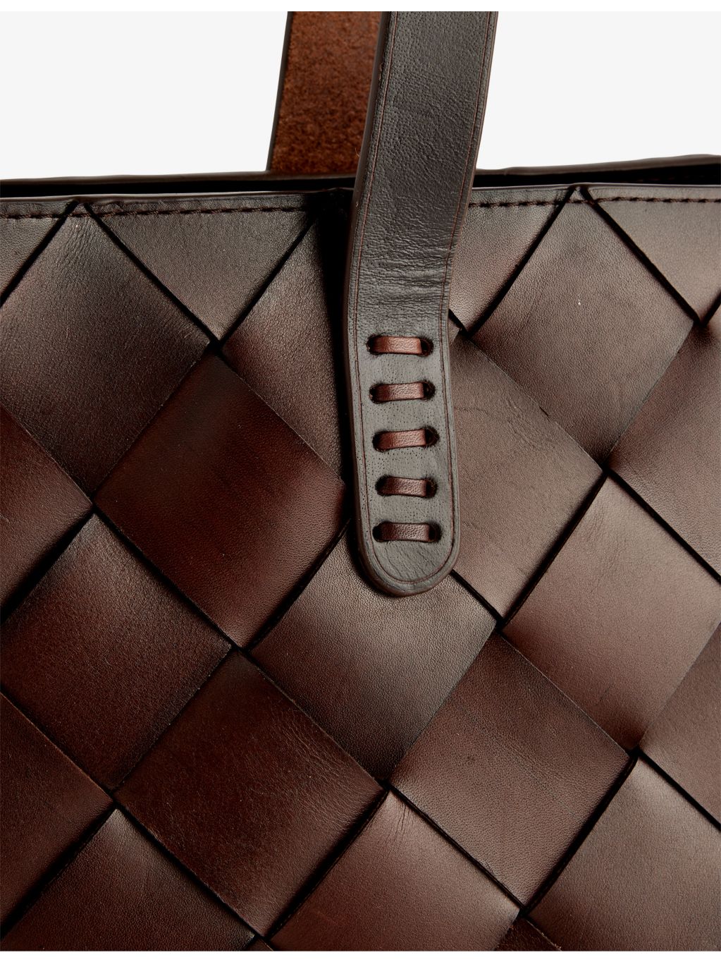 Dragon Diffusion crossover woven leather tote (British brand)
