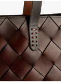 Dragon Diffusion crossover woven leather tote (British brand)