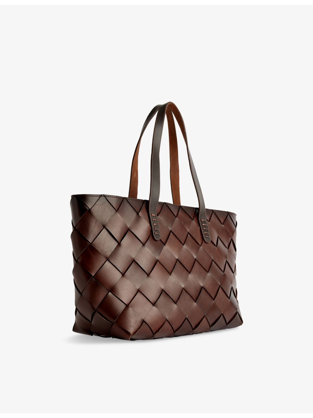 Dragon Diffusion crossover woven leather tote (British brand)