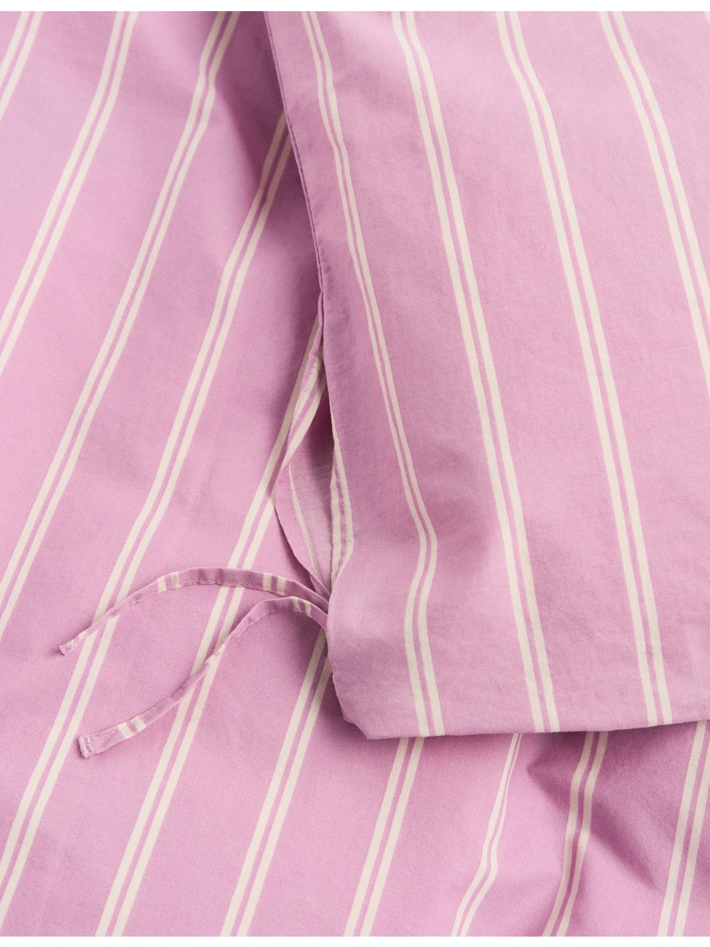 Tekla percale striped double duvet cover, imported from the UK