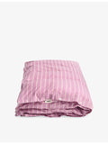 Tekla percale striped double duvet cover, imported from the UK