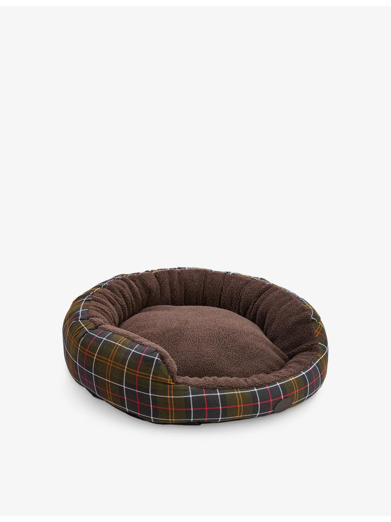 Barbour cotton dog bed 76.2cm tartan fleece lined, imported from the UK