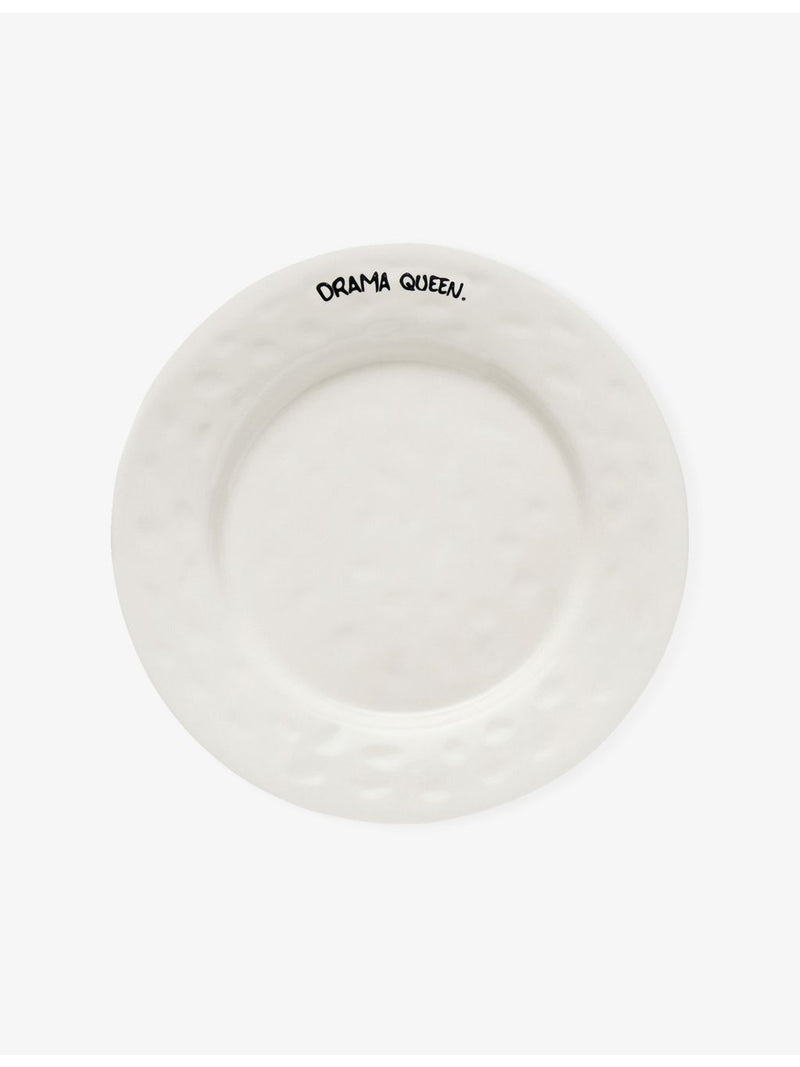 anna + nina Drama Queen ceramic plate 22cm, UK version