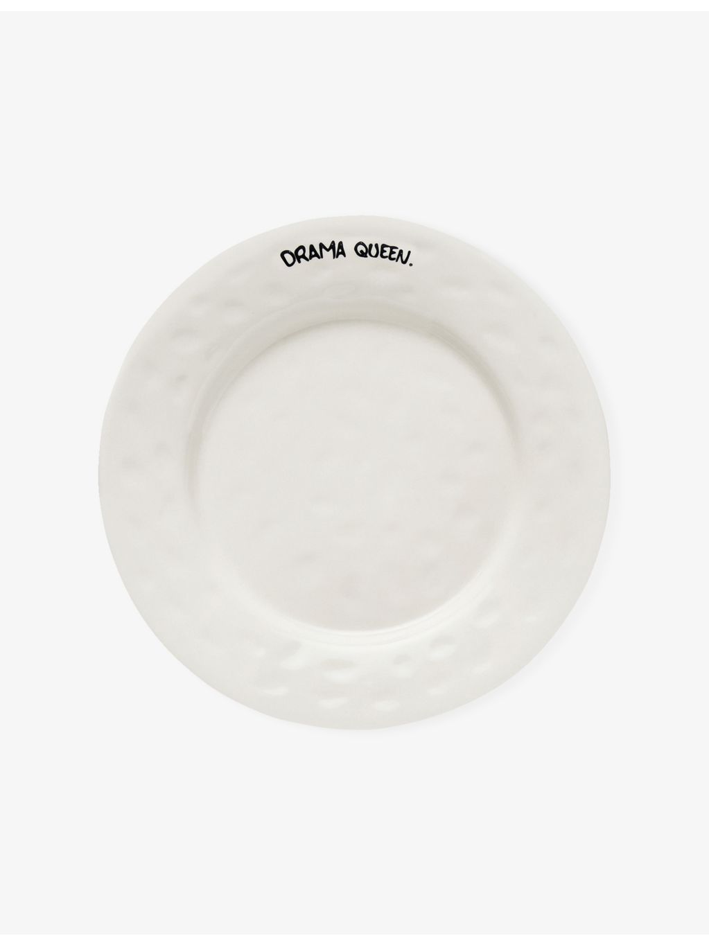 anna + nina Drama Queen ceramic plate 22cm, UK version