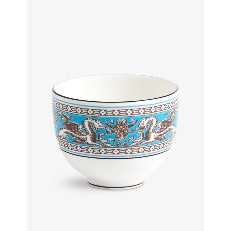 Wedgwood Florentine turquoise bone china teaware set, UK version