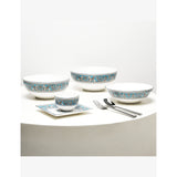 Wedgwood Florentine turquoise bone china teaware set, UK version