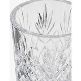 Royal Doulton crystal vase geometric diamond pattern 25cm, UK version