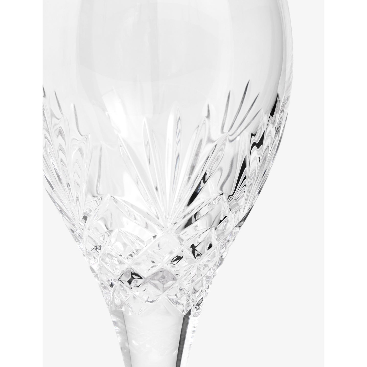 Royal Doulton Highgate four crystal red wine glasses, imported from the UK
