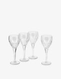 Royal Doulton Highgate four crystal red wine glasses, imported from the UK
