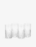 Royal Doulton set of four crystal highball glasses 360ml - British product