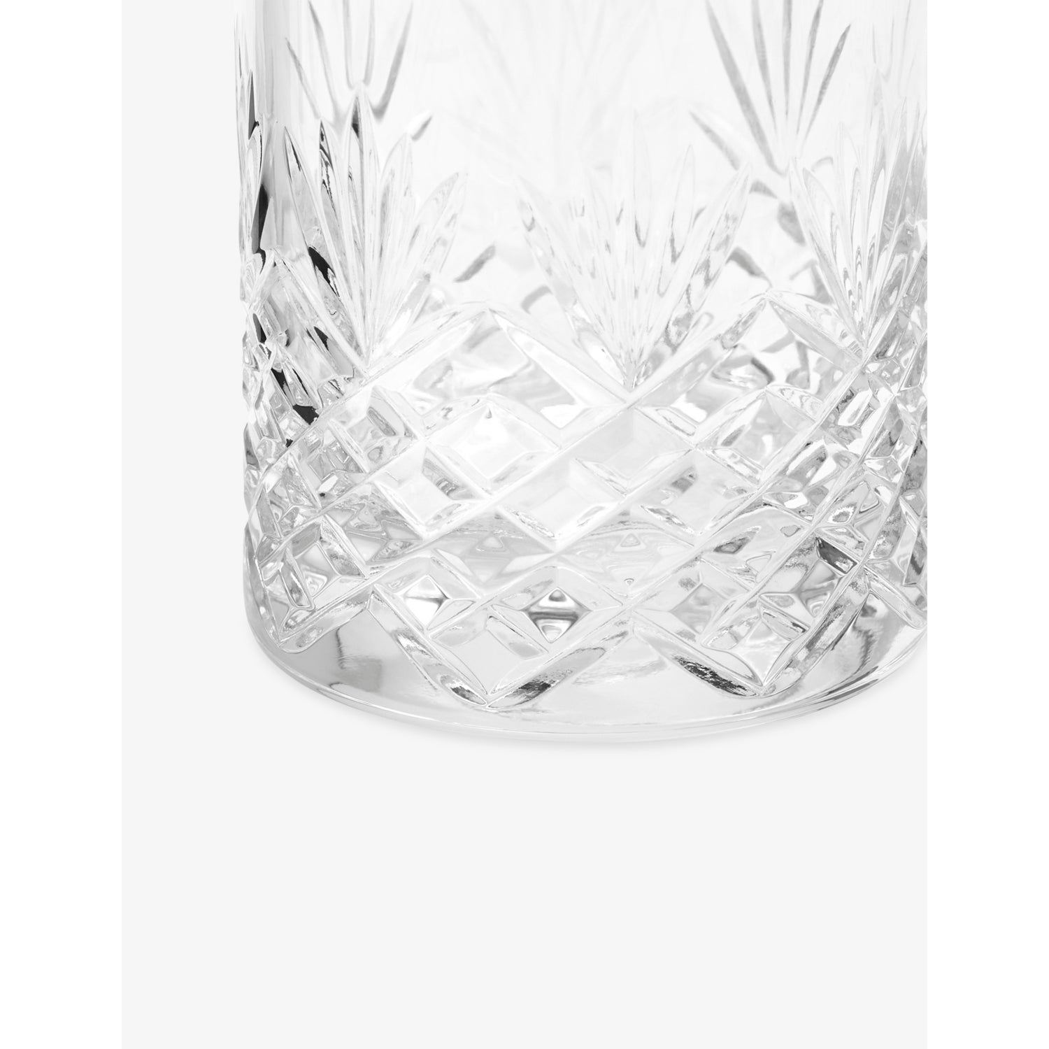 Royal Doulton Highgate crystal old fashioned glasses set of four (British brand)