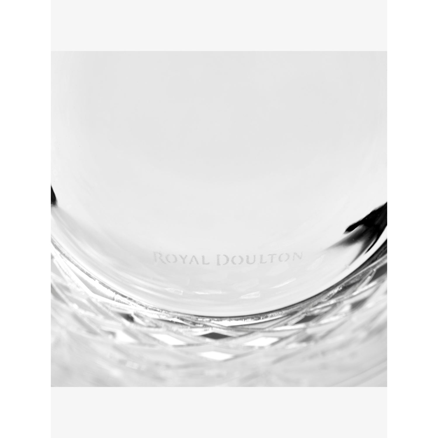 Royal Doulton Highgate crystal old fashioned glasses set of four (British brand)