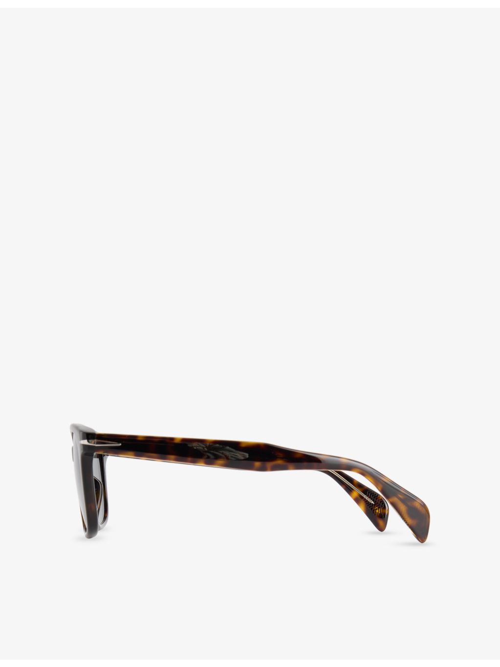 David Beckham Havana rectangular acetate sunglasses, imported from the UK