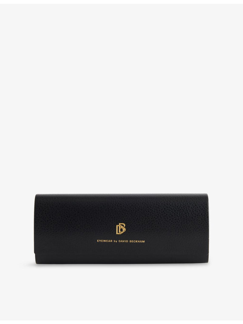 David Beckham Havana rectangular acetate sunglasses, imported from the UK