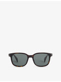 David Beckham Havana rectangular acetate sunglasses, imported from the UK