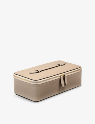 Smythson Panama Leather Jewellery Case