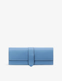 Smythson Panama small leather jewellery roll case, imported from the UK