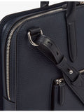 Smythson ultra-slim grained-leather briefcase, imported from the UK