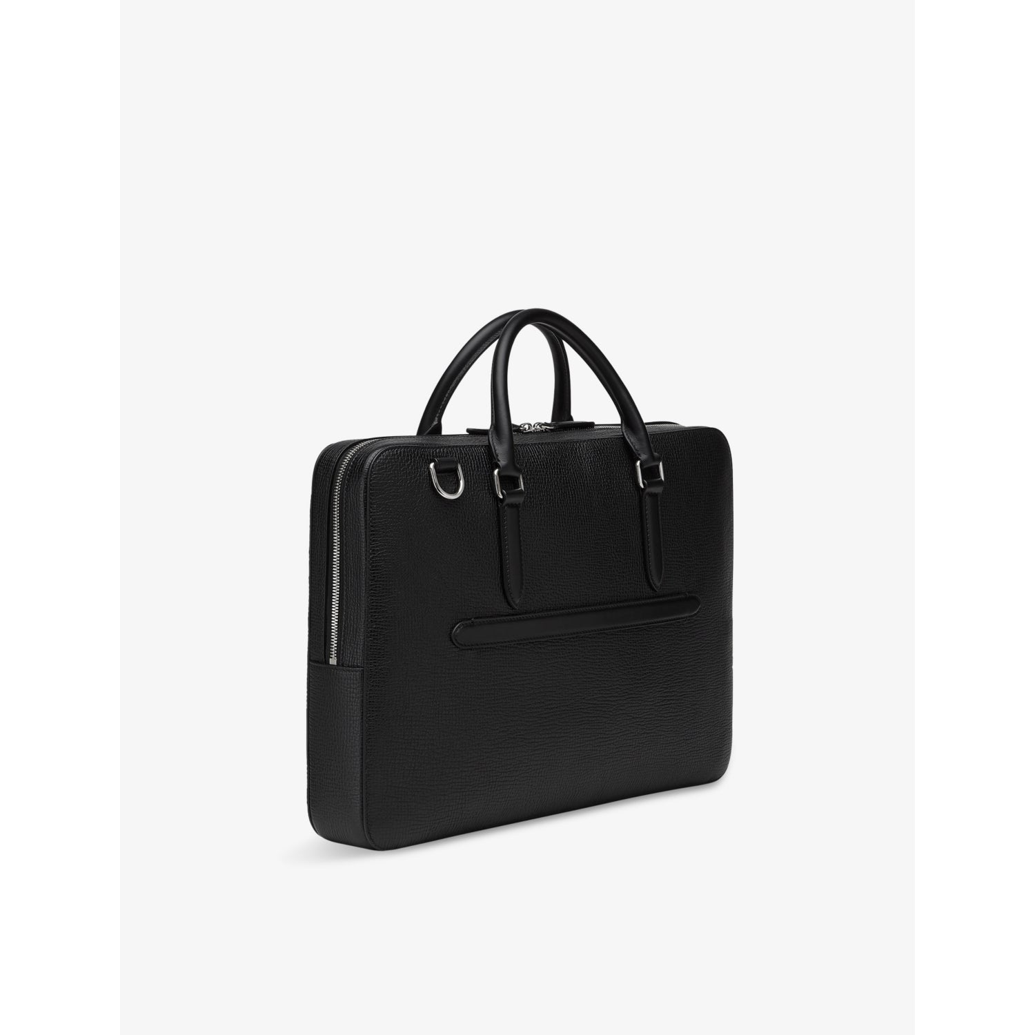 Smythson slim leather briefcase, imported from the UK