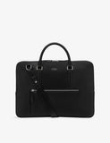 Smythson slim leather briefcase, imported from the UK