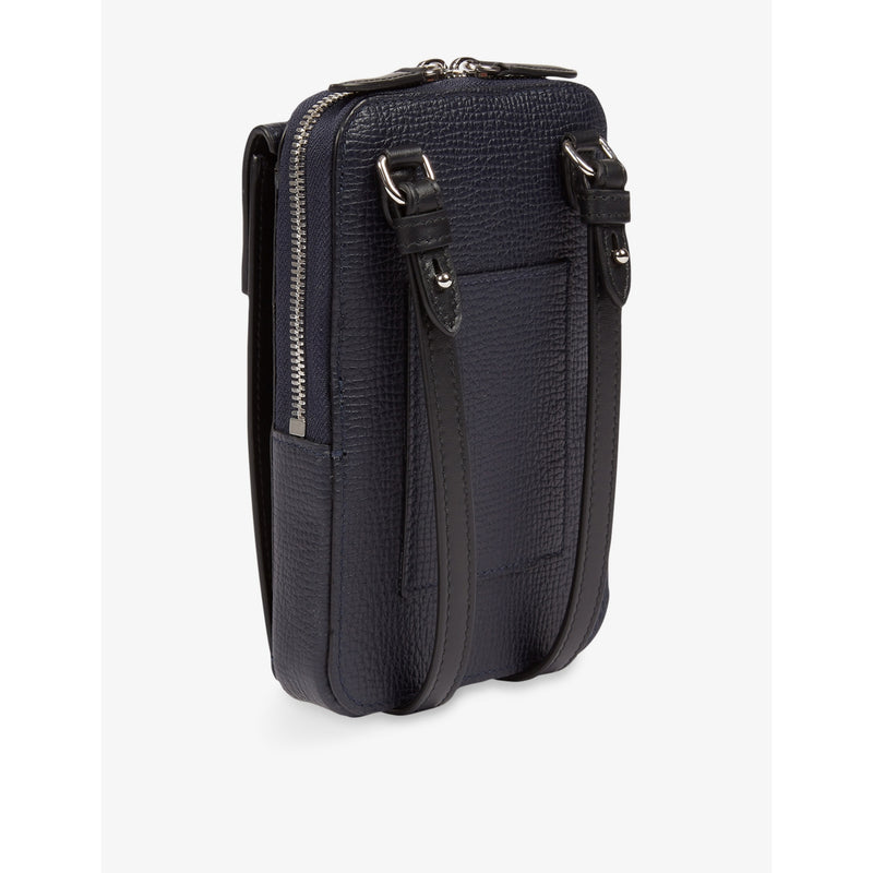 Smythson Ludlow leather cross-body pouch (British brand)