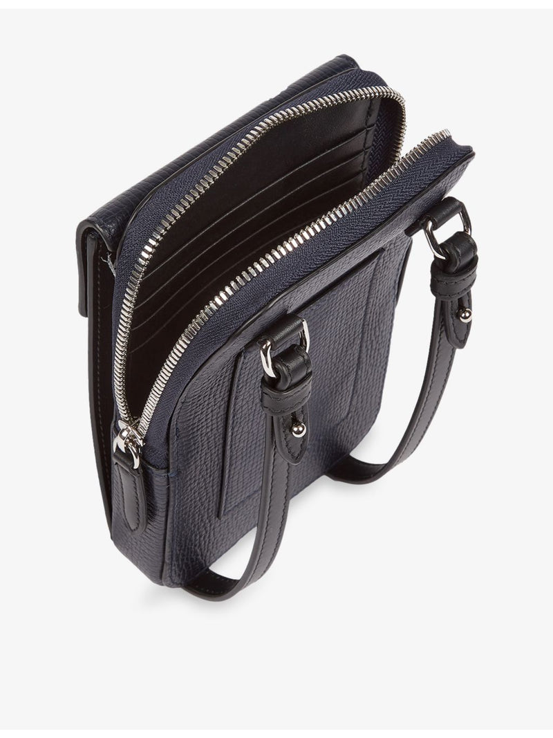 Smythson Ludlow leather cross-body pouch (British brand)