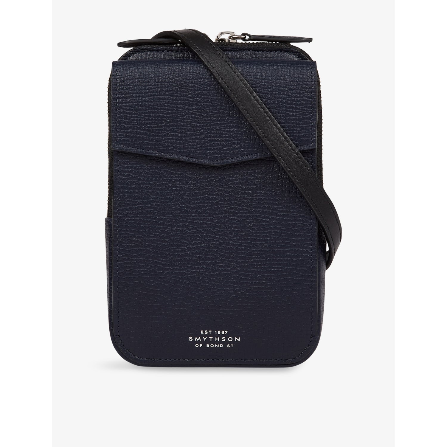Smythson Ludlow leather cross-body pouch (British brand)