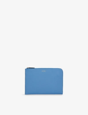 Smythson Panama Leather Slim Pouch
