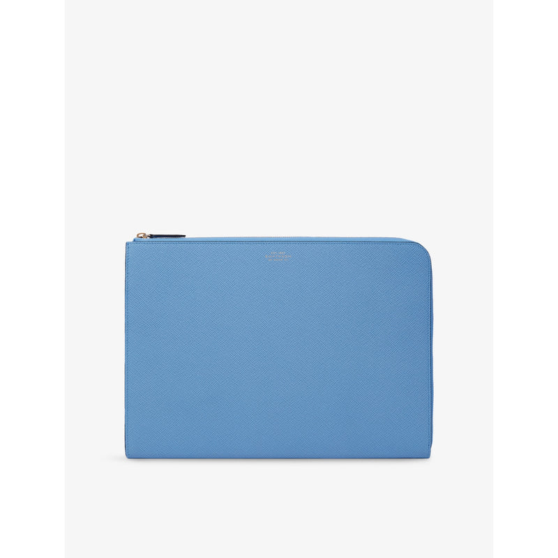 Smythson leather laptop case for 13-inch laptops - British product