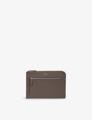 Smythson Ludlow Flat Leather Travel Organiser