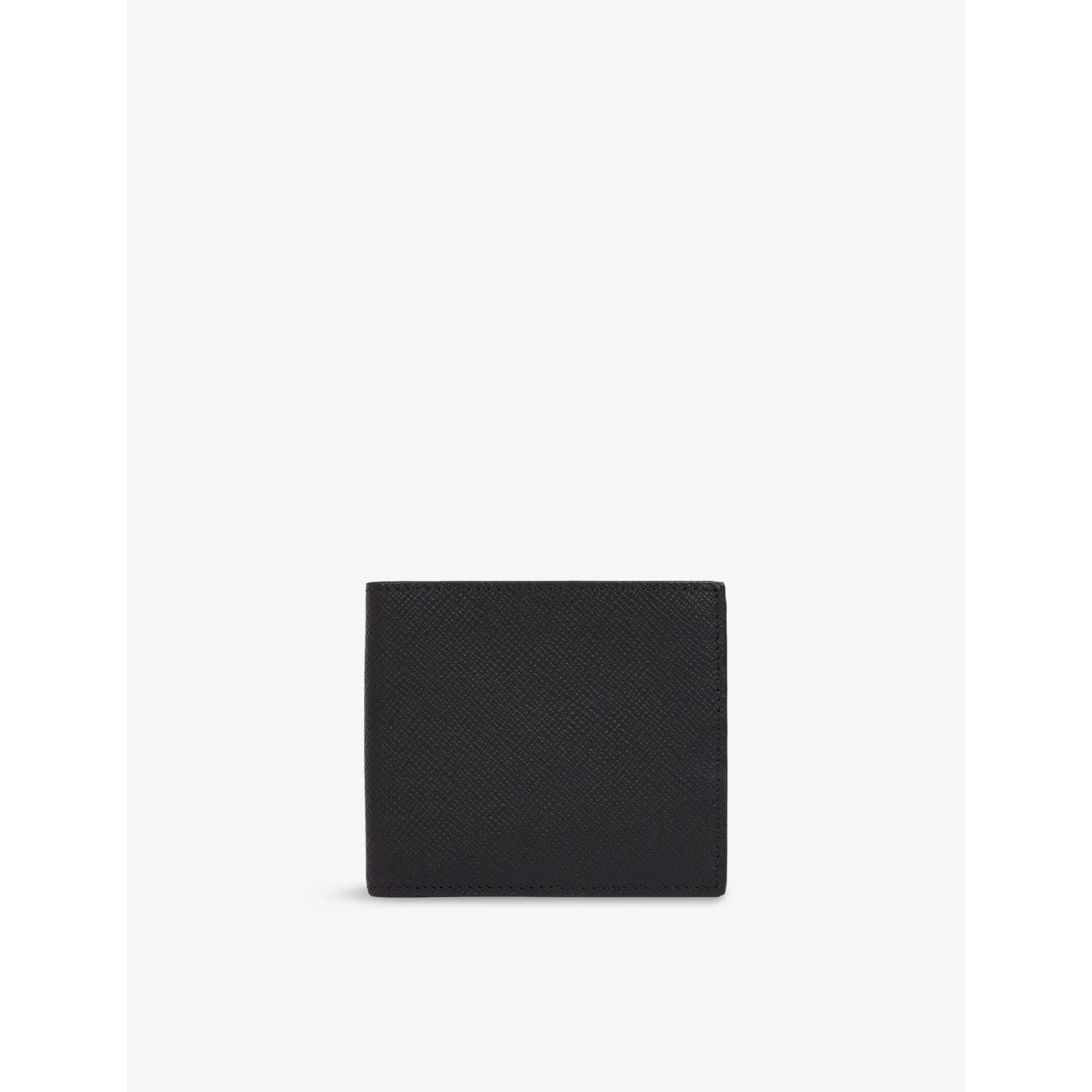Panama 6-Card Slot Leather Wallet - BLACK