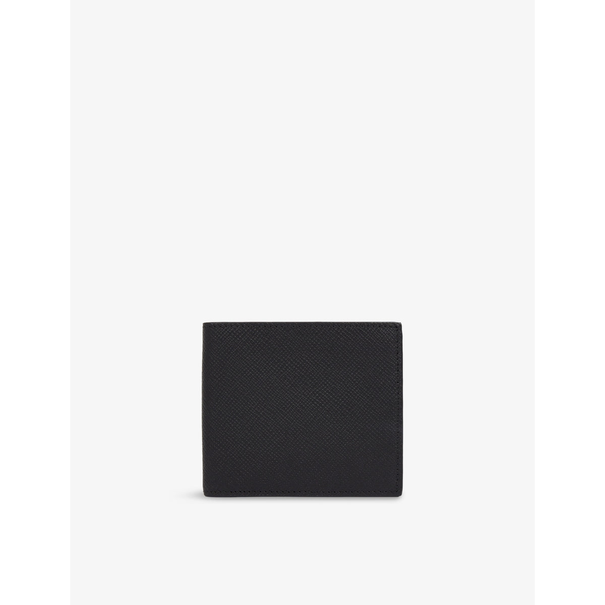 Panama 6-Card Slot Leather Wallet - BLACK