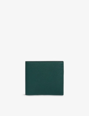 Smythson Panama 6-Card Slot Leather Wallet